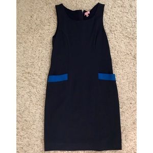Lilly Pulitzer navy dress with pockets